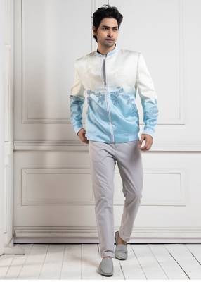 Azure bliss bomber jacket 1