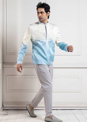 Azure bliss bomber jacket 2