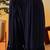 Hand embroidered navy blue modal lucknowi chikankari garara set