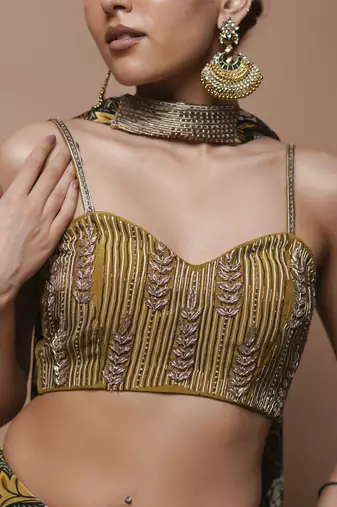 Forest Digital Print Lehenga Set