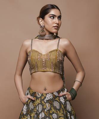Forest Digital Print Lehenga Set 5