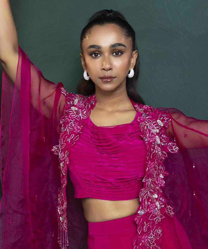 Berry bliss cape and co-ord set