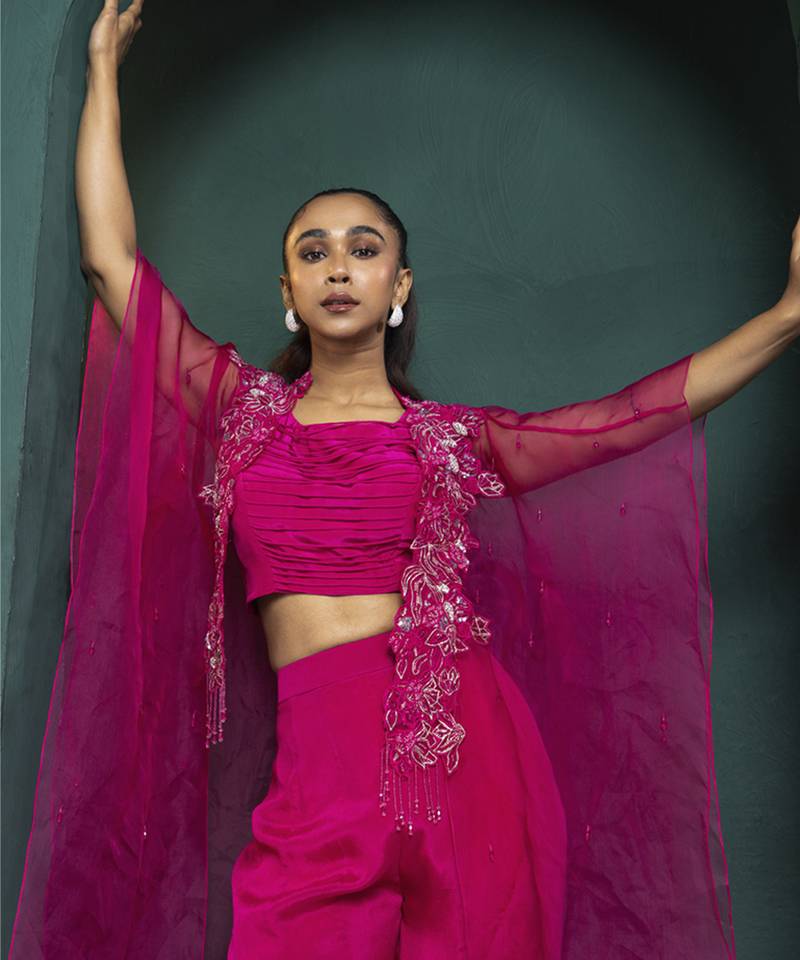 Berry bliss cape and co-ord set