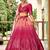 pink sequins chinon wedding lehenga set choli with dupatta with dupatta