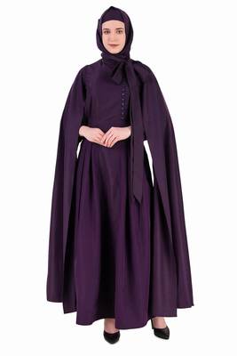Designer Royal Look Hanging Sleeves Abaya 1
