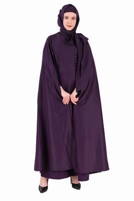 Designer Royal Look Hanging Sleeves Abaya 2