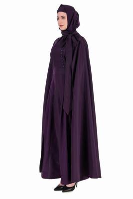 Designer Royal Look Hanging Sleeves Abaya 3