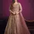 Pink embroidery net anarkali suit