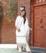 Women modal silk with soft inner kurta kurta with pant and dupatta suit set