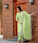 Women modal silk with soft inner kurta kurta with pant and dupatta suit set