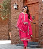 Women modal silk with soft inner kurta kurta with pant and dupatta suit set