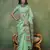 Faux Cotton light green woven saree