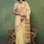 Faux Cotton light yellow woven saree