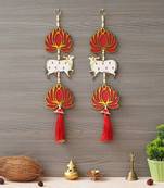 Lotus Flower Door & Wall Hanging for Diwali Decoration| Wall Decor |Temple Decor Wall Hanging