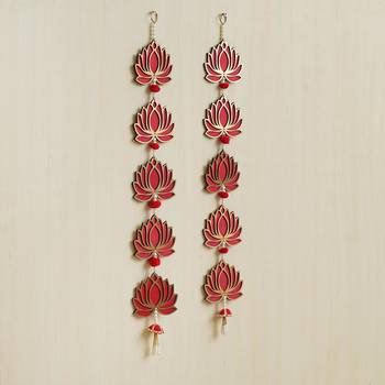 Lotus Door & Wall Hanging for Decoration|Lotus Back Drop Hanging | Wall Decor 2