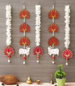 Lotus Flower Wall Hanging |Lotus Back Drop Hanging | Wall Decor |Temple Decor Wall Hanging