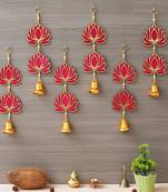 Pink Lotus Wall Hanging |Lotus Back Drop Hanging | Wall Decor |Temple Decor Wall Hanging