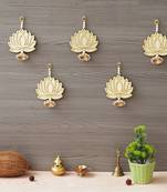 Yellow Lotus Wall Hanging |Lotus Back Drop Hanging Wall Hanging 