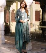 Punchy dabu print kurta pant set ( set of 3 )