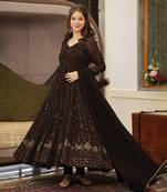 BLACK GEORGETT PARTY WEAR SALWAR SUIT