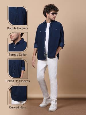 Men's smart corduroy casual shirt | shirt for men 2