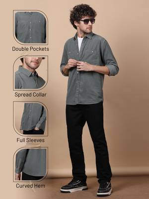 Men's smart corduroy casual shirt | shirt for men 3