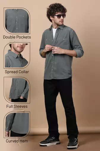 Men's smart corduroy casual shirt | shirt for men