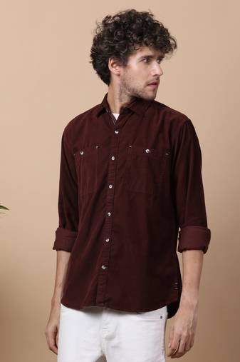 Men's smart corduroy casual shirt | shirt for men