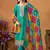 Sea Green Embroidery Chinon Silk Punjabi Salwar Suit