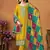 Mustard Embroidery Chinon Silk Punjabi Salwar Suit
