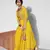 Trendmalls Yellow Faux Georgette Embroidered Party Wear Salwar Suits with Palazzo