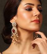 Ethereal gilt earrings