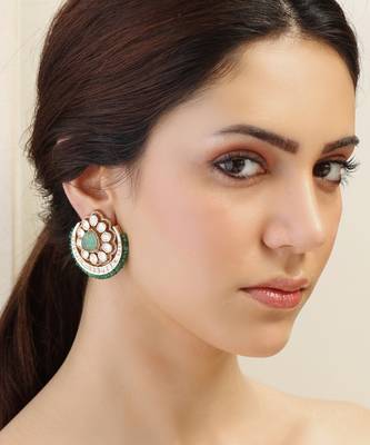 Auric frost stud earrings 1
