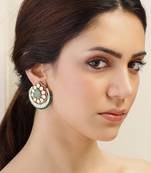 Auric frost stud earrings