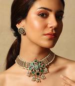 Verdant charm necklace set