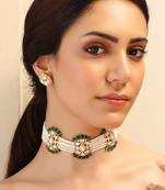 Pastel petals necklace set