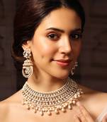 Frost bloom necklace set