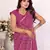 Rani Pink Patola And Bandhej Pattern Soft Cotton Light Weight Saree 