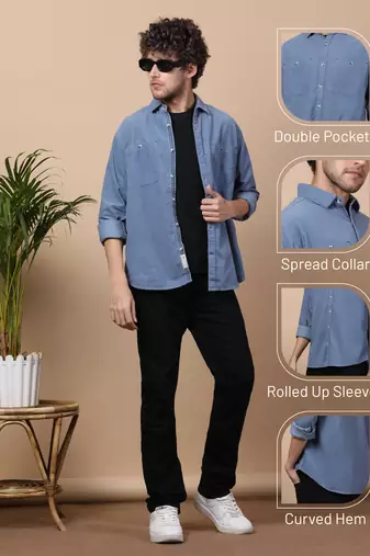 Men's smart corduroy casual shirt | shirt for men