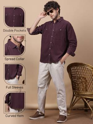 Men's smart corduroy casual shirt | shirt for men 1