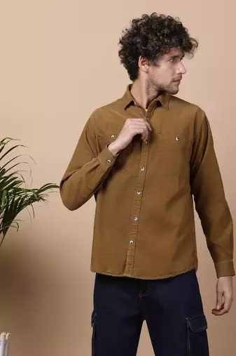 Men's smart corduroy casual shirt | shirt for men