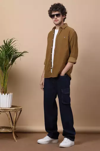 Men's smart corduroy casual shirt | shirt for men