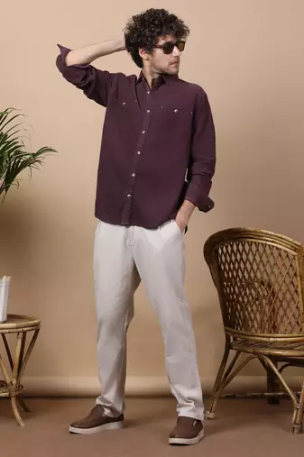 Men's smart corduroy casual shirt | shirt for men