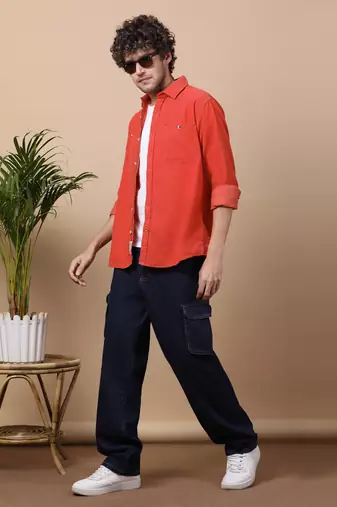 Men's smart corduroy casual shirt | shirt for men