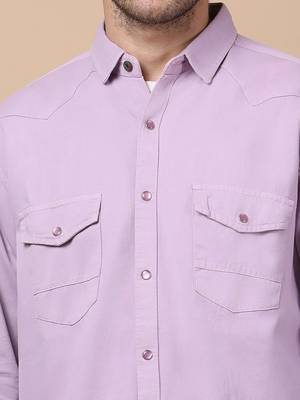 Men's cotton twill snap button shirt | shirt for men 4