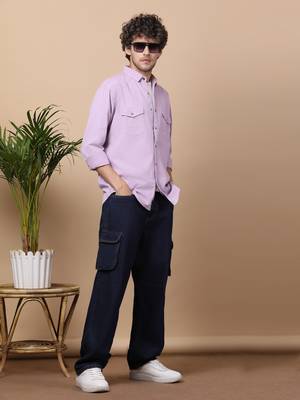 Men's cotton twill snap button shirt | shirt for men 5