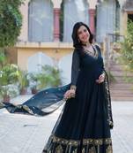 Readymade gown with dupatta sets for women