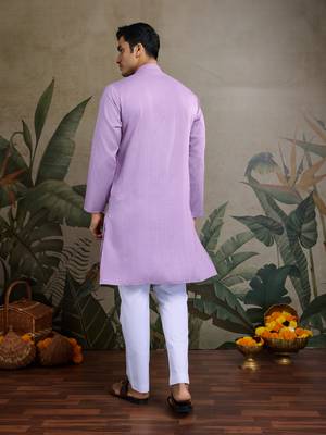 Dusty pink Viscose Rayon Real mirror work kurta with dupatta 3