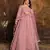 Pink Net Anarkali Salwar Suit