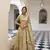 off white Gold Crush With Sequins and Thread Embroidery Lehenga Choli